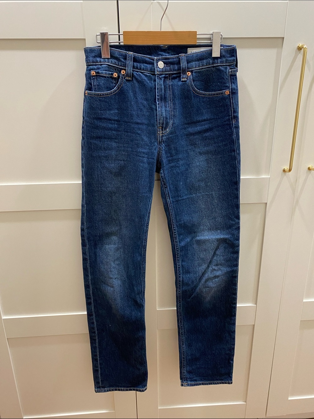 GAP Straight-Leg Jeans in Deep Indigo 27/30